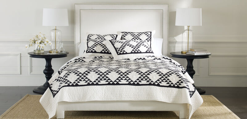 Triangle Quilt And Sham Quilts Ethan Allen