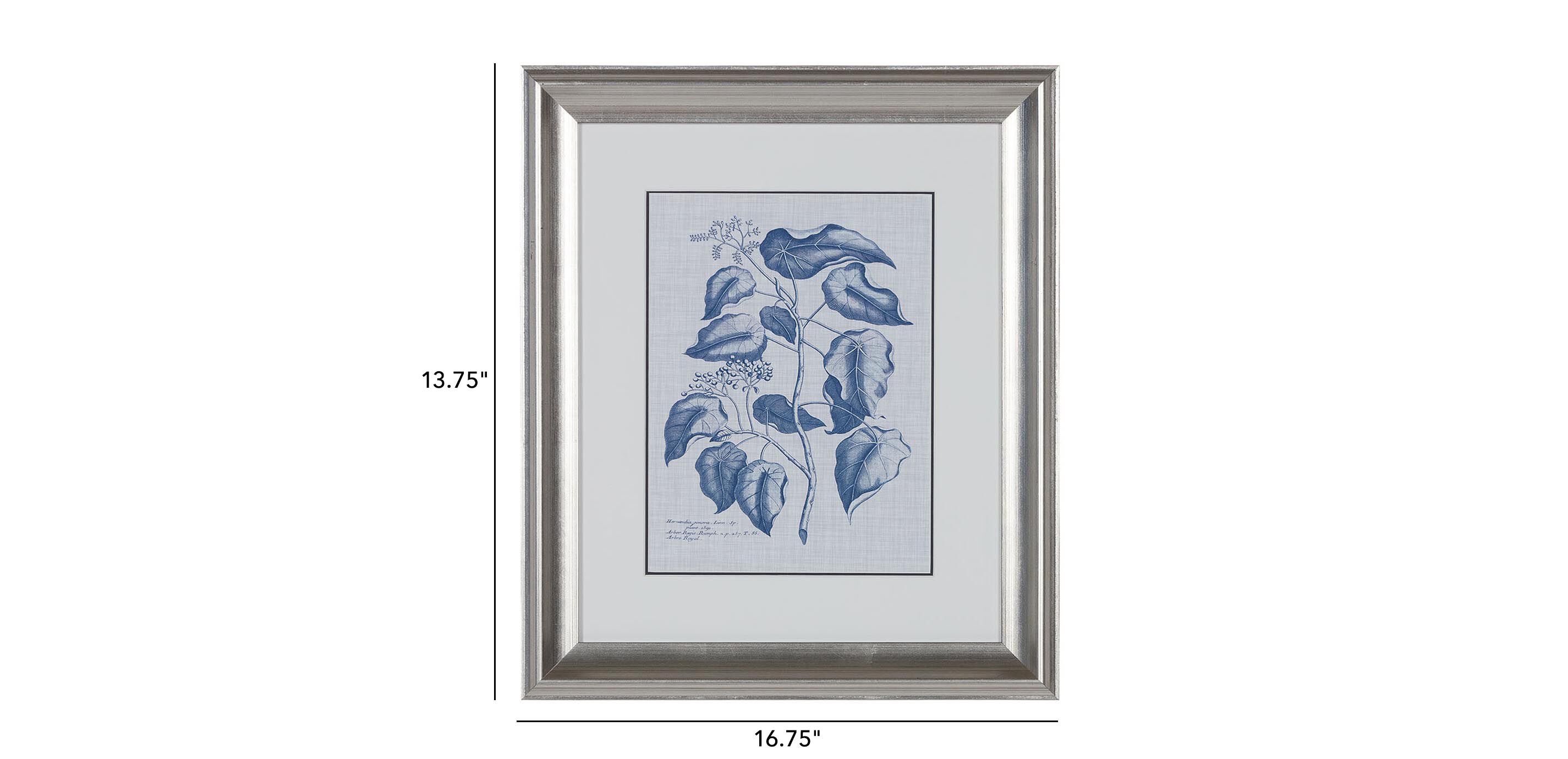 Navy and Linen Botanical VI_2