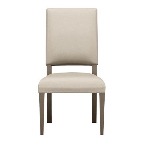 Hadley Leather Dining Side Chair: Square Back, Tapered Leg image 727160