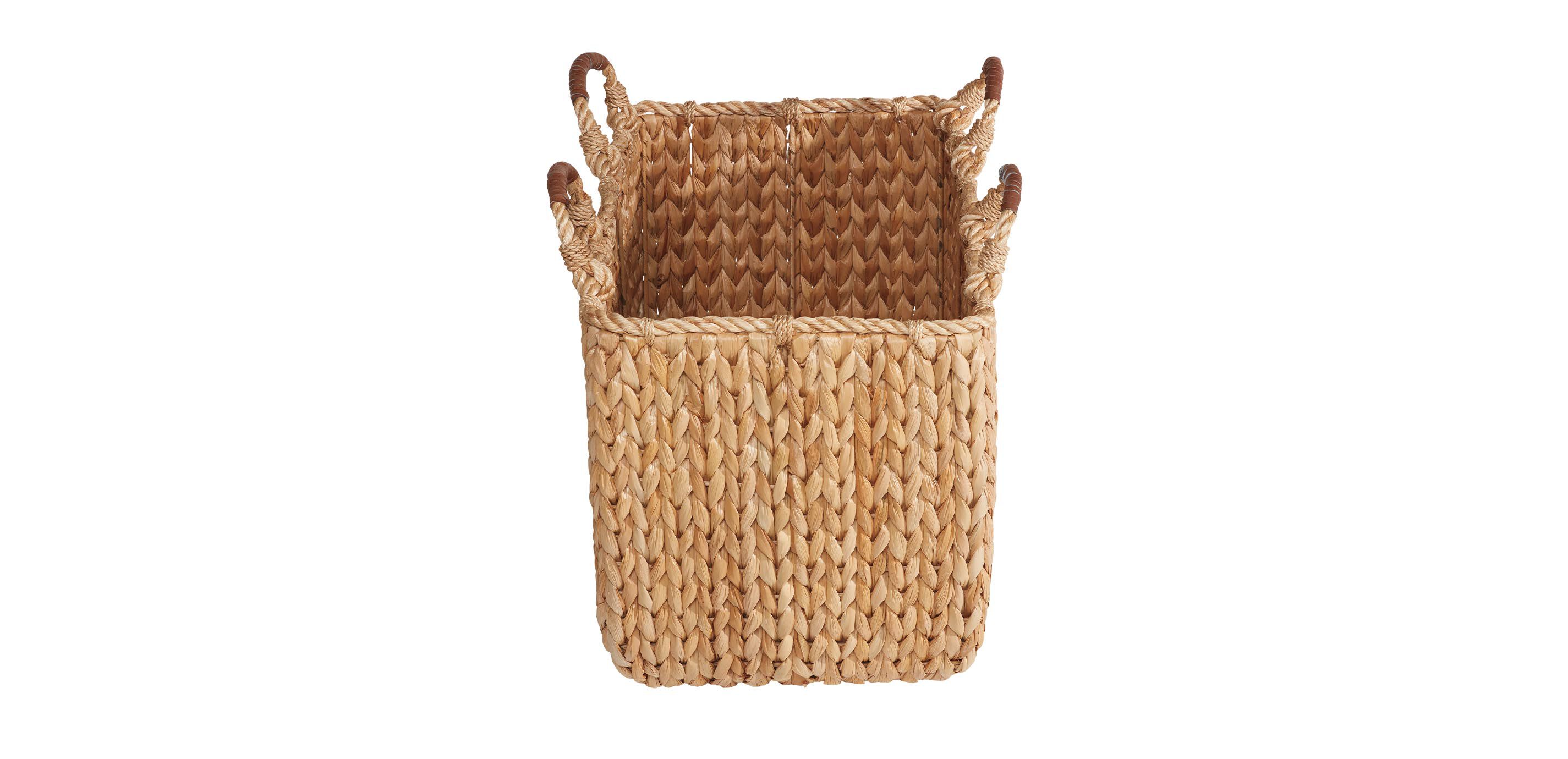 Seagrass Basket with Leather-Wrapped Handle_2