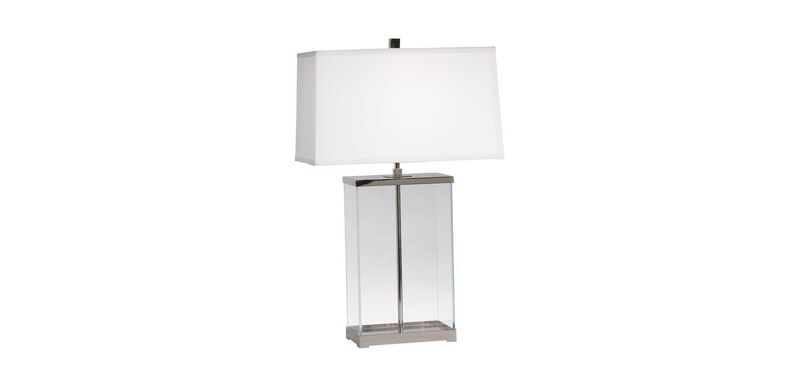 Rectangular Glass Table Lamp TABLE LAMPS Ethan Allen