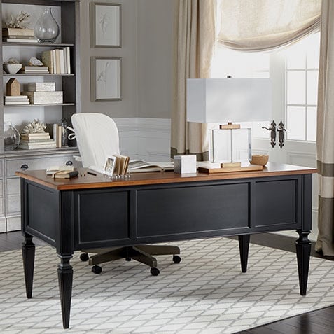 Ethan allen best sale office desk