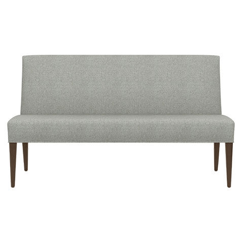 Upholstered dining room bench with back cheap
