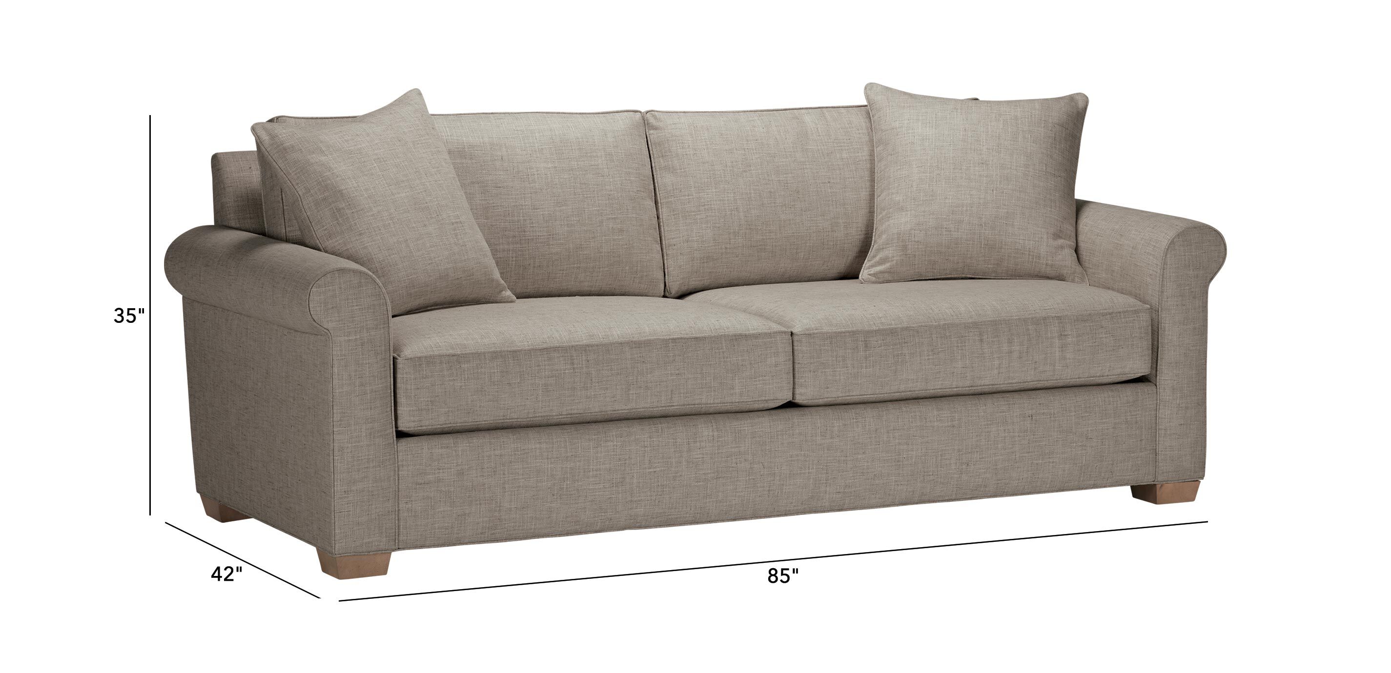 Spencer Roll Arm Sofa Quick Ship