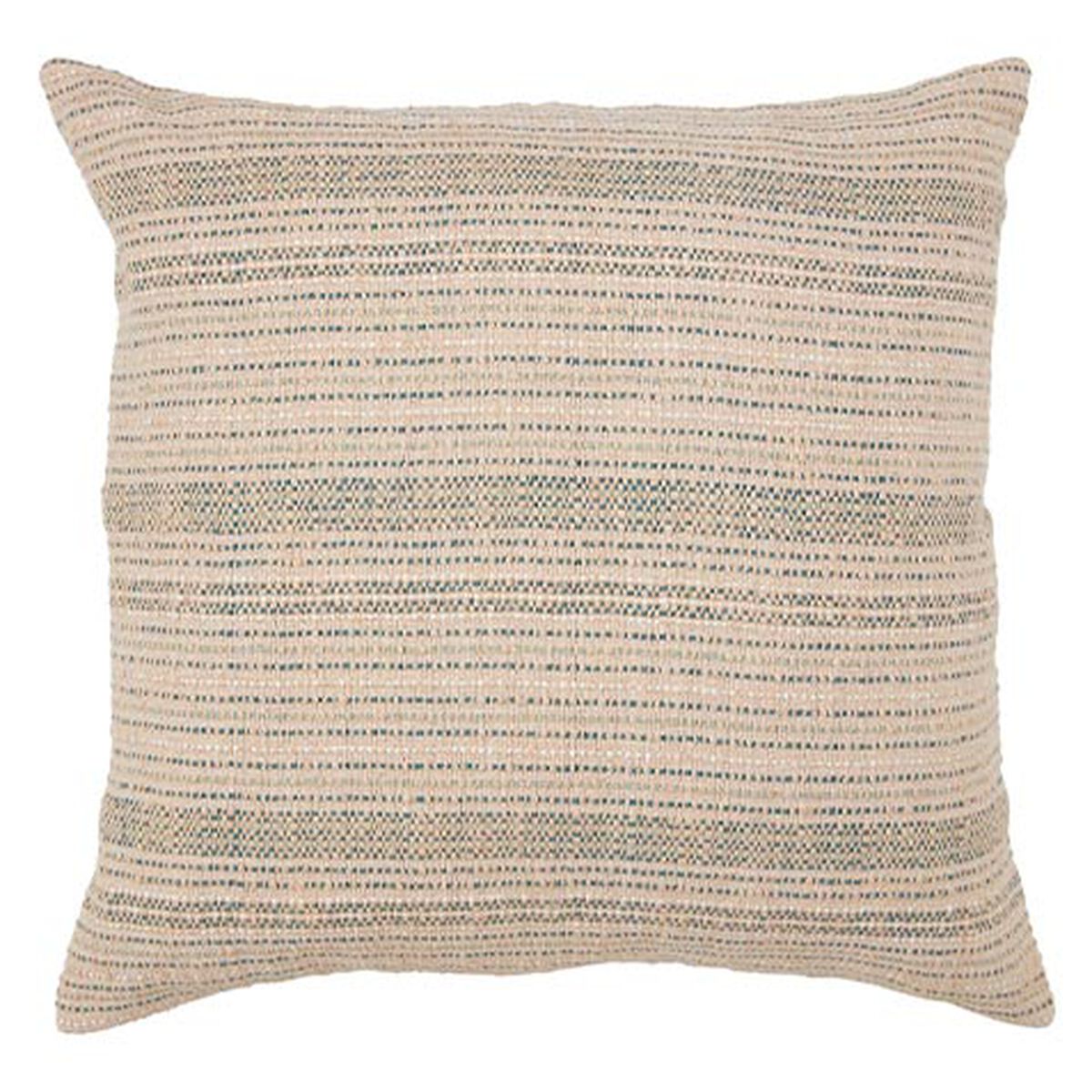 Green Metallic Dash Pillow