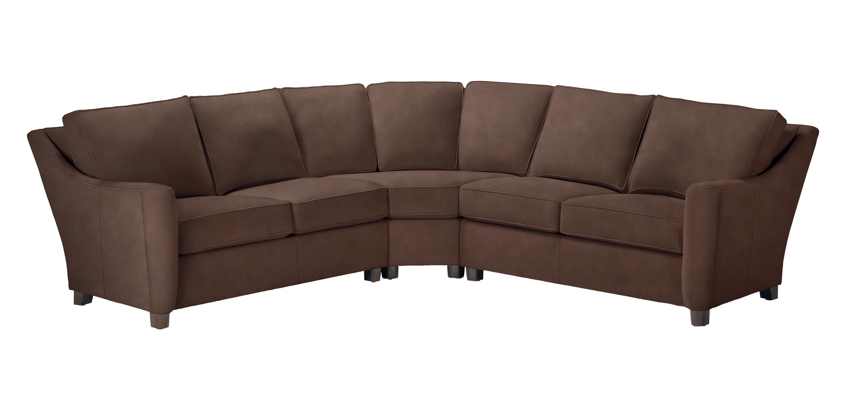 Westerly Leather Three-Piece Sectional