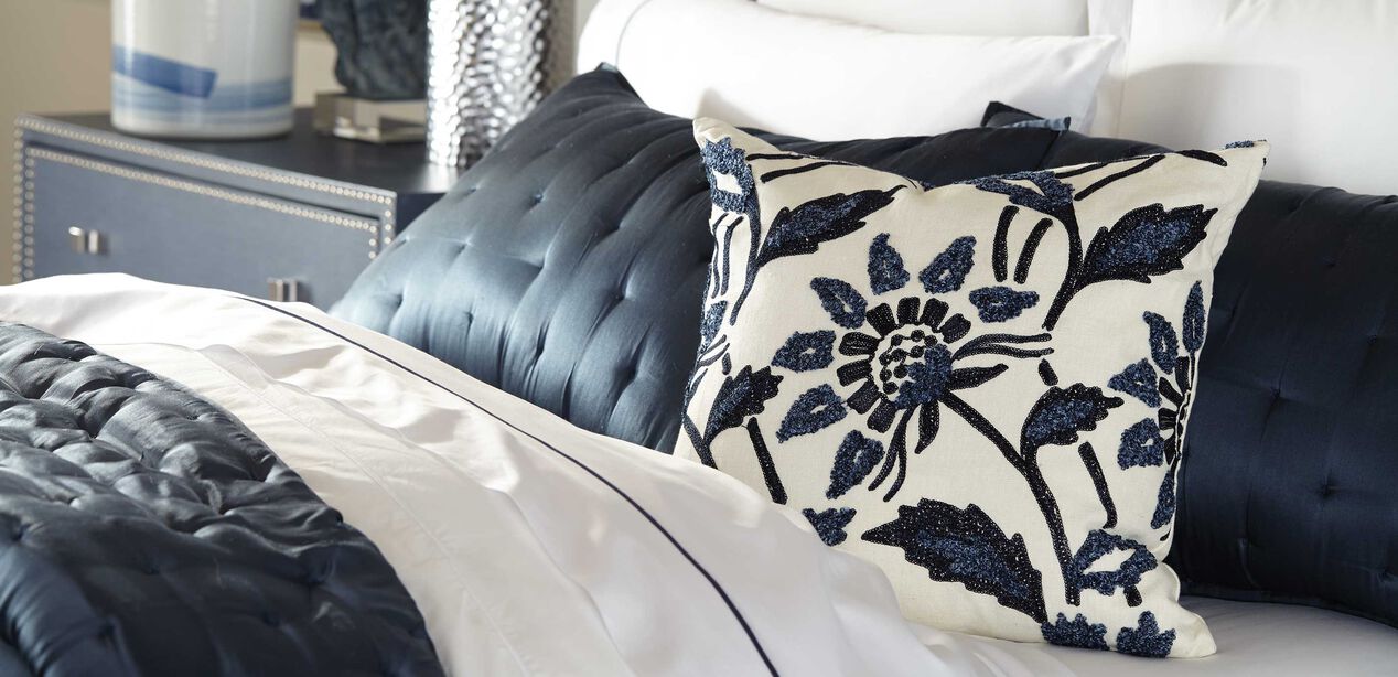 Boucle Linen Pillow Ethan Allen