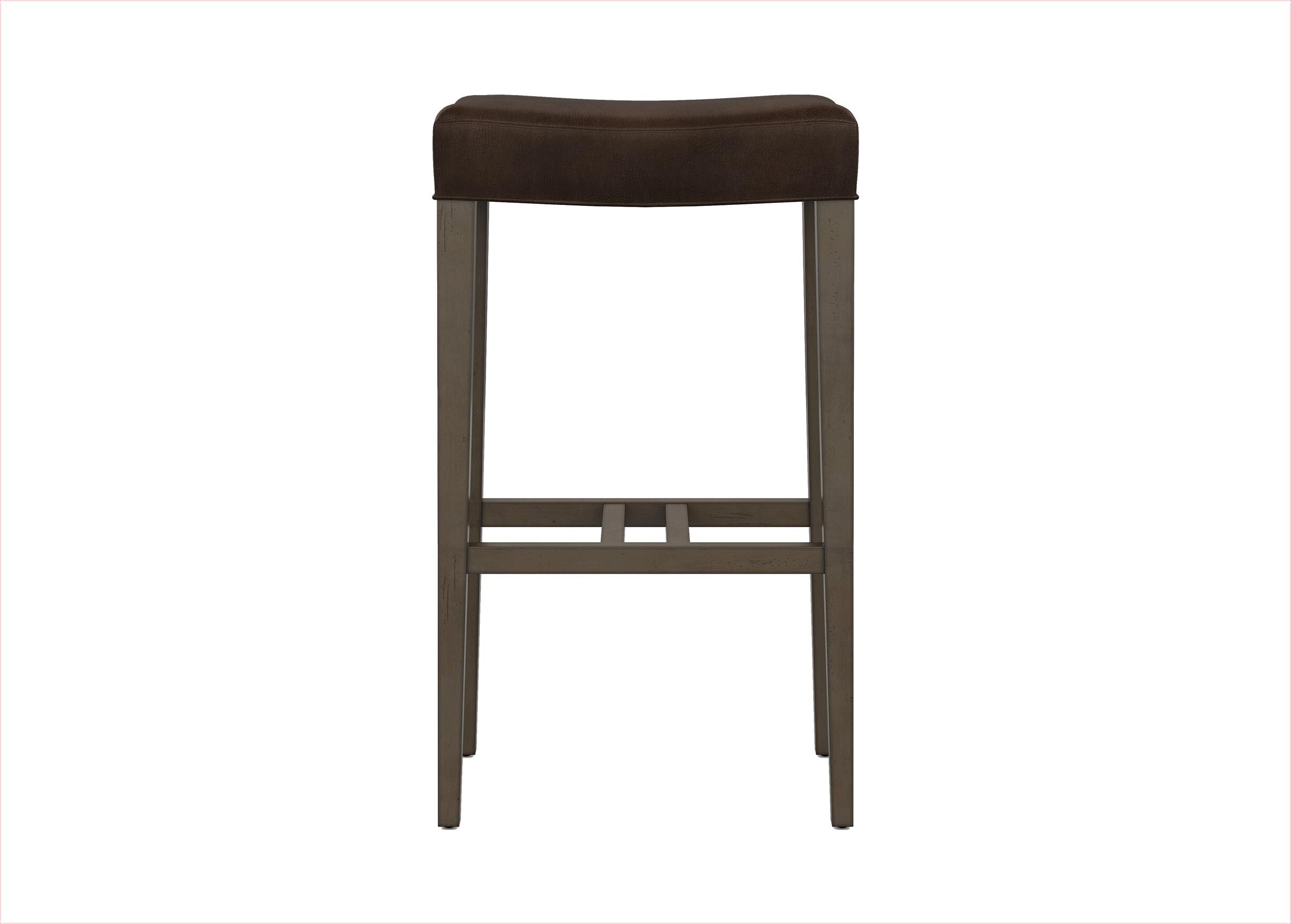 Harper Leather Barstool Bar & Counter Stools Ethan Allen