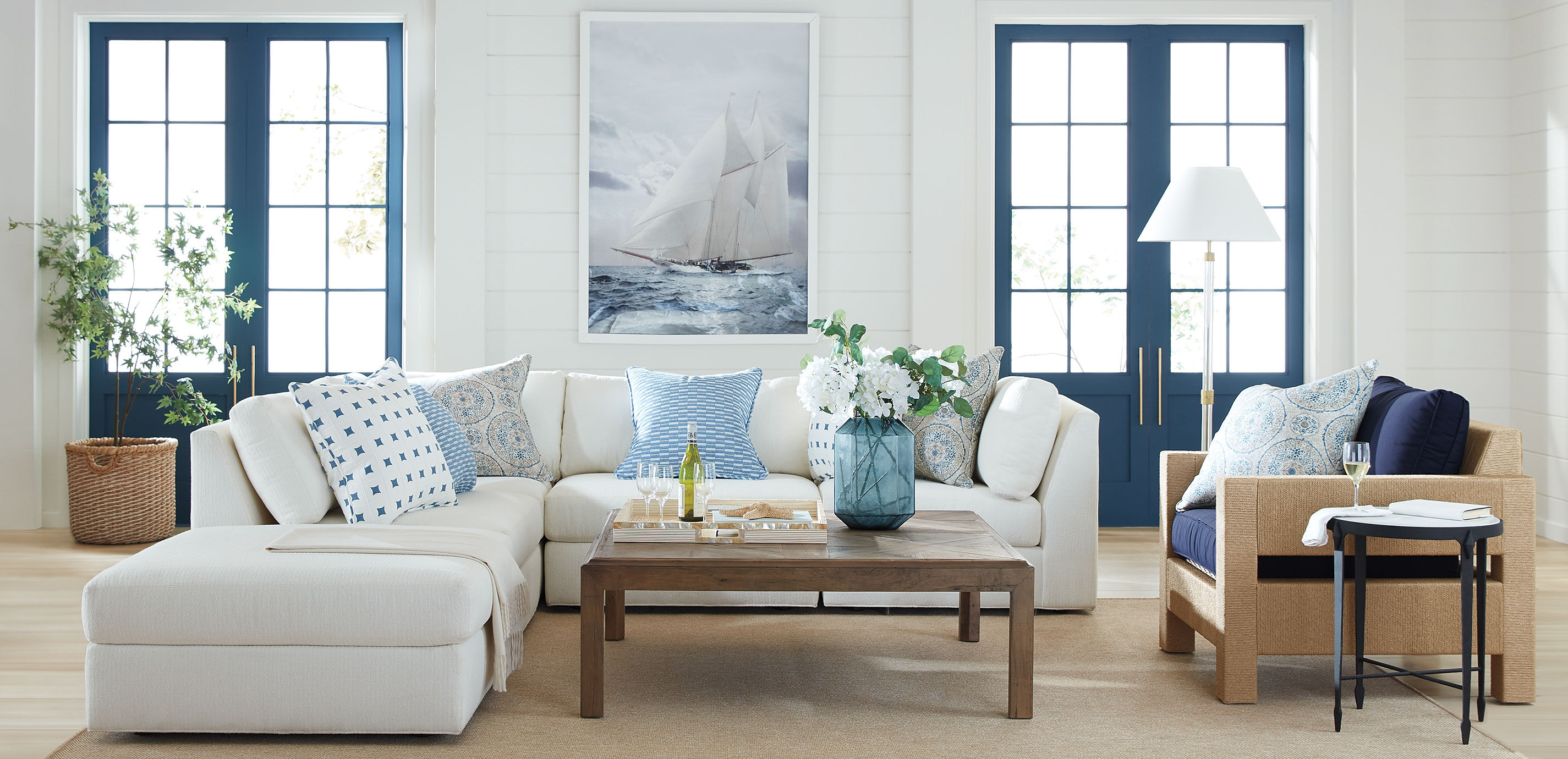 Two-Tone Rope and Seagrass Basket_8