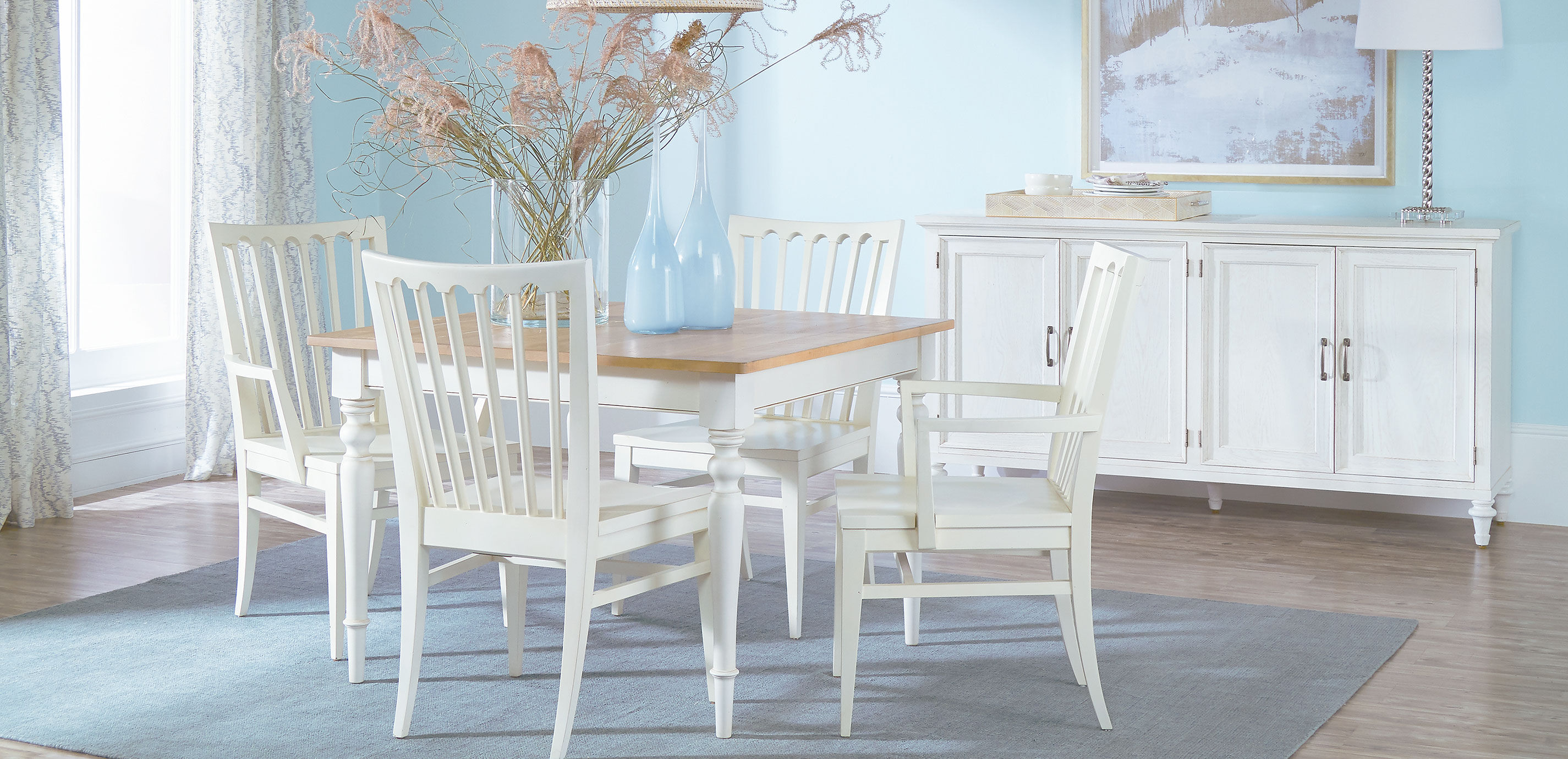 Custom Fixed-Top Dining Table_4