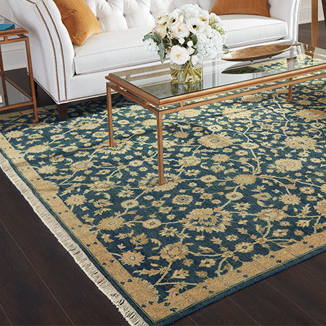 Kashan Arts-and-Crafts Floral Rug Product Tile Hover Image 041700