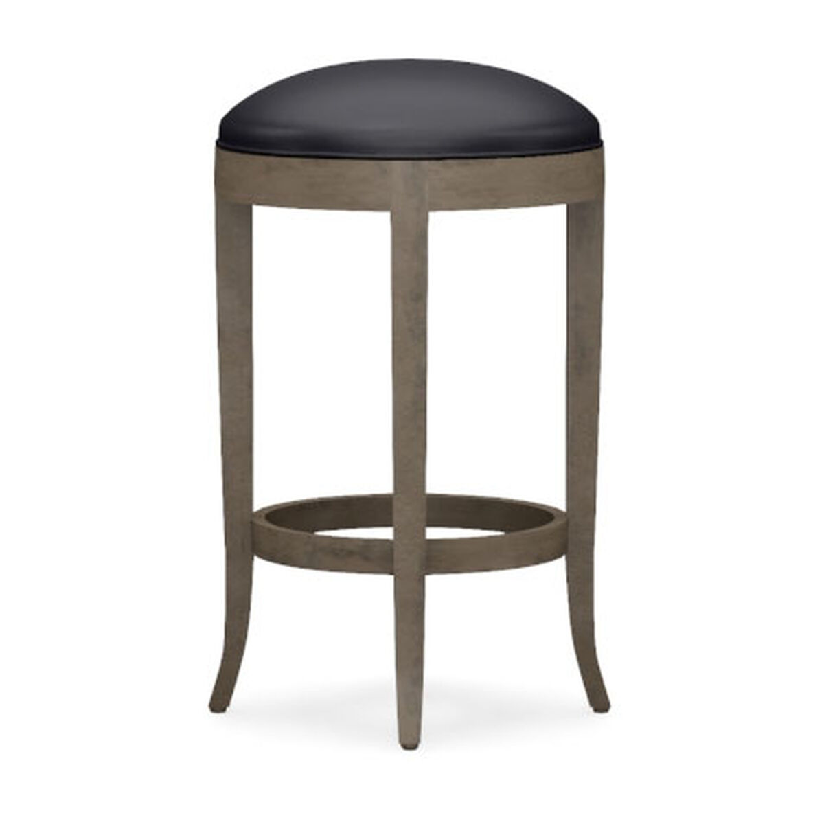 Asher Leather Swivel Counter Stool