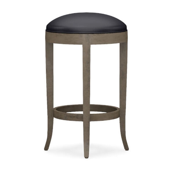 Asher Leather Swivel Counter Stool