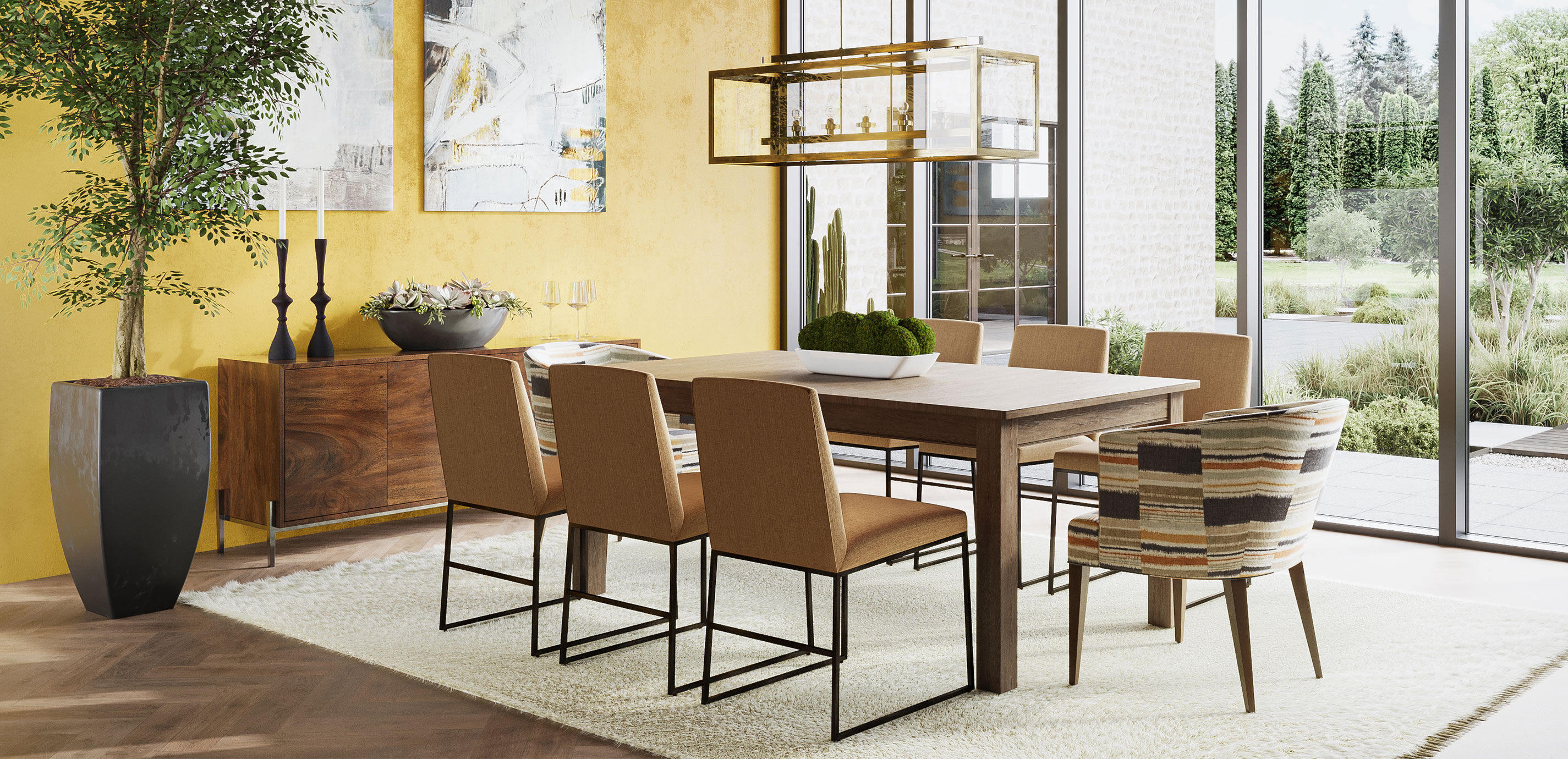ETHAN ALLEN (イーセンアーレン) センターテーブル ブラウン ヴィンテージ 木製