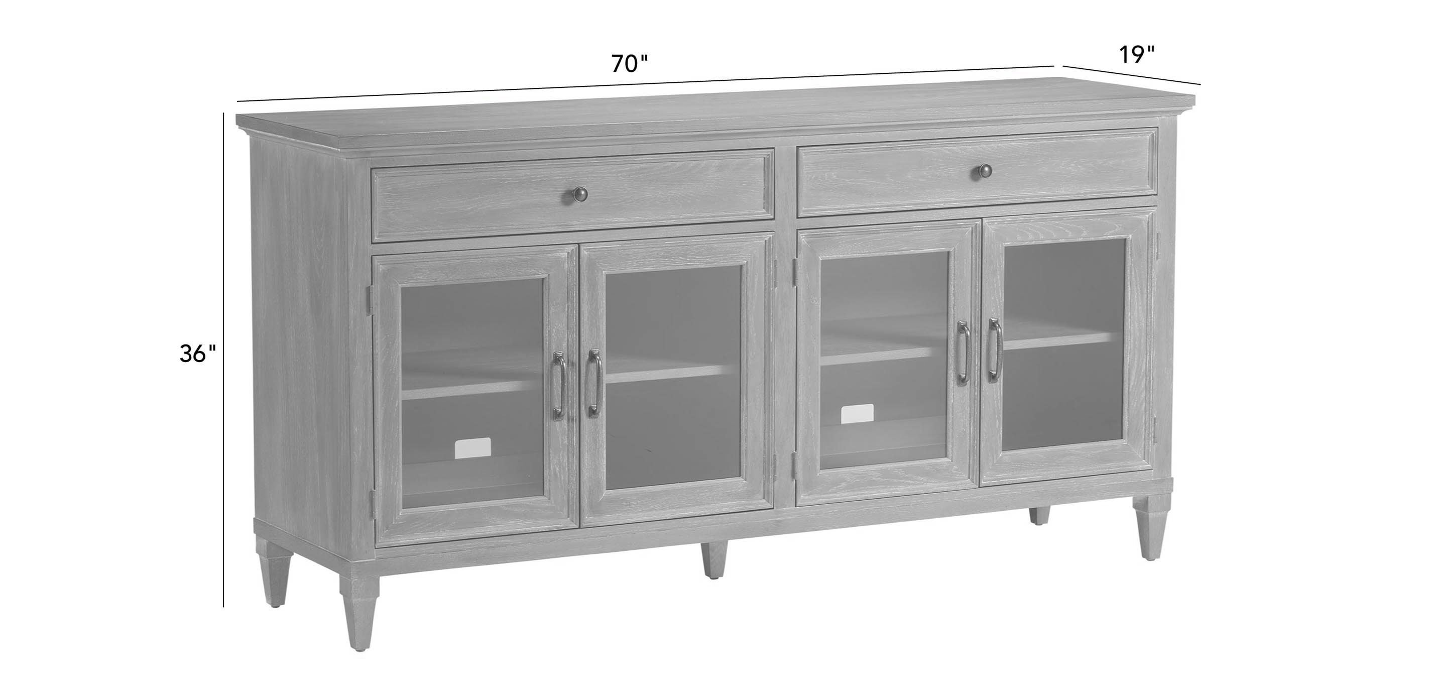 Ethan allen media console discount