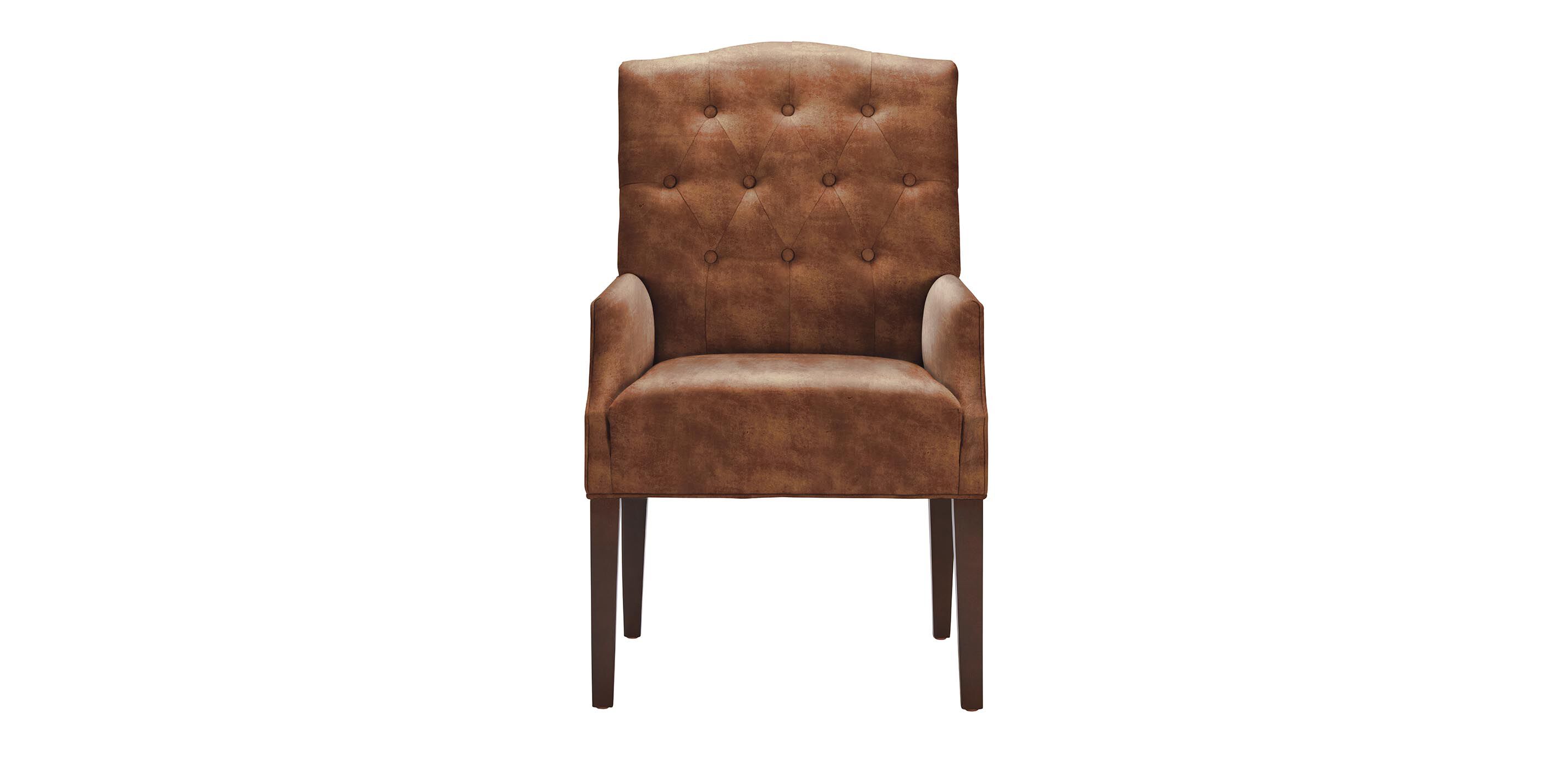 Cassian Leather Dining Armchair | Leather Dining Room Chair