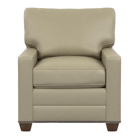 Bennett Track-Arm Leather Chair image