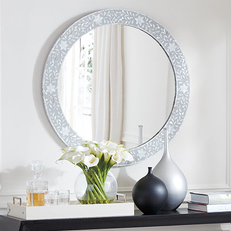 Rosalie Round Mirror Product Tile Hover Image 074133