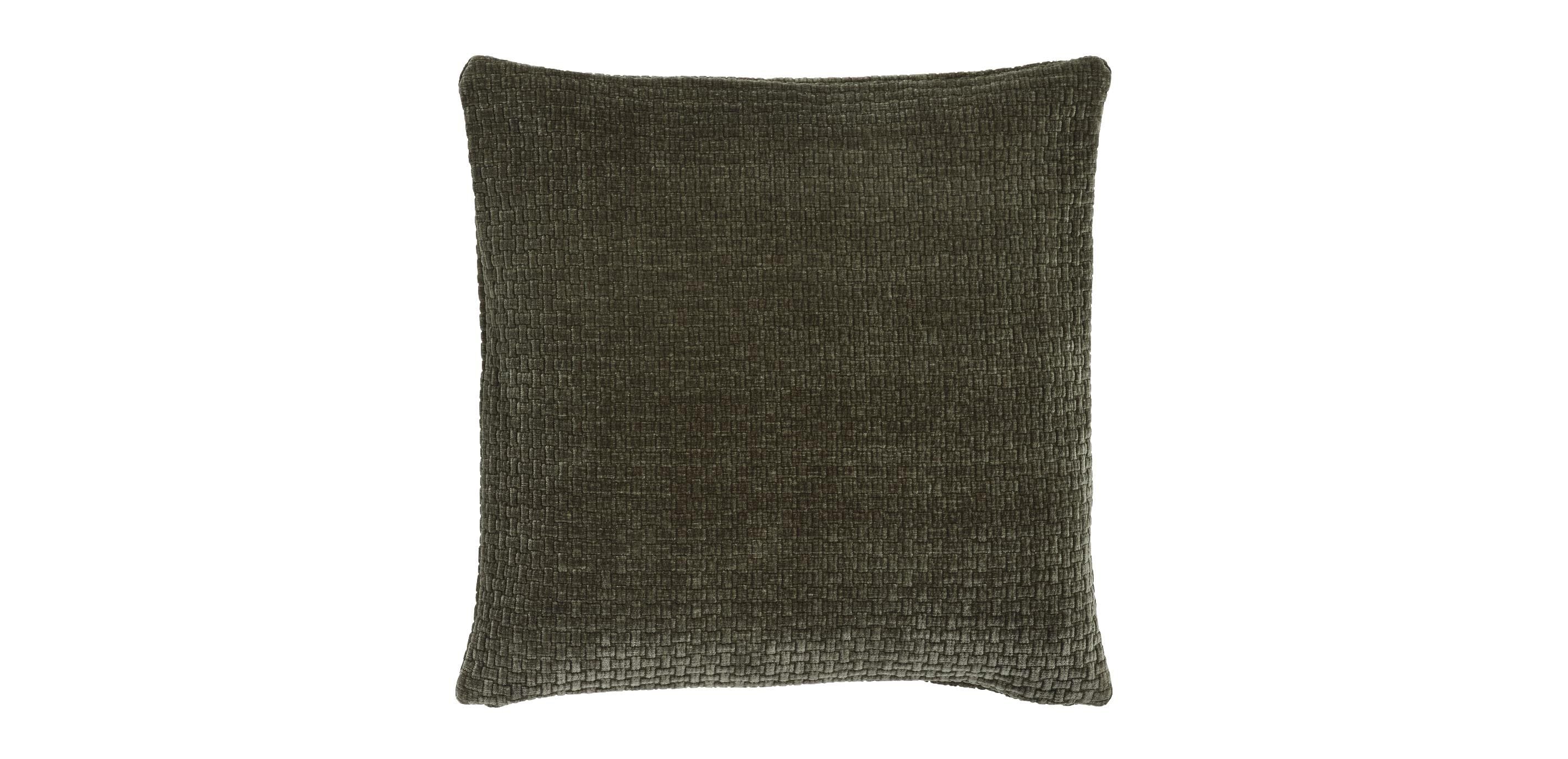 Basketweave Velvet Pillow