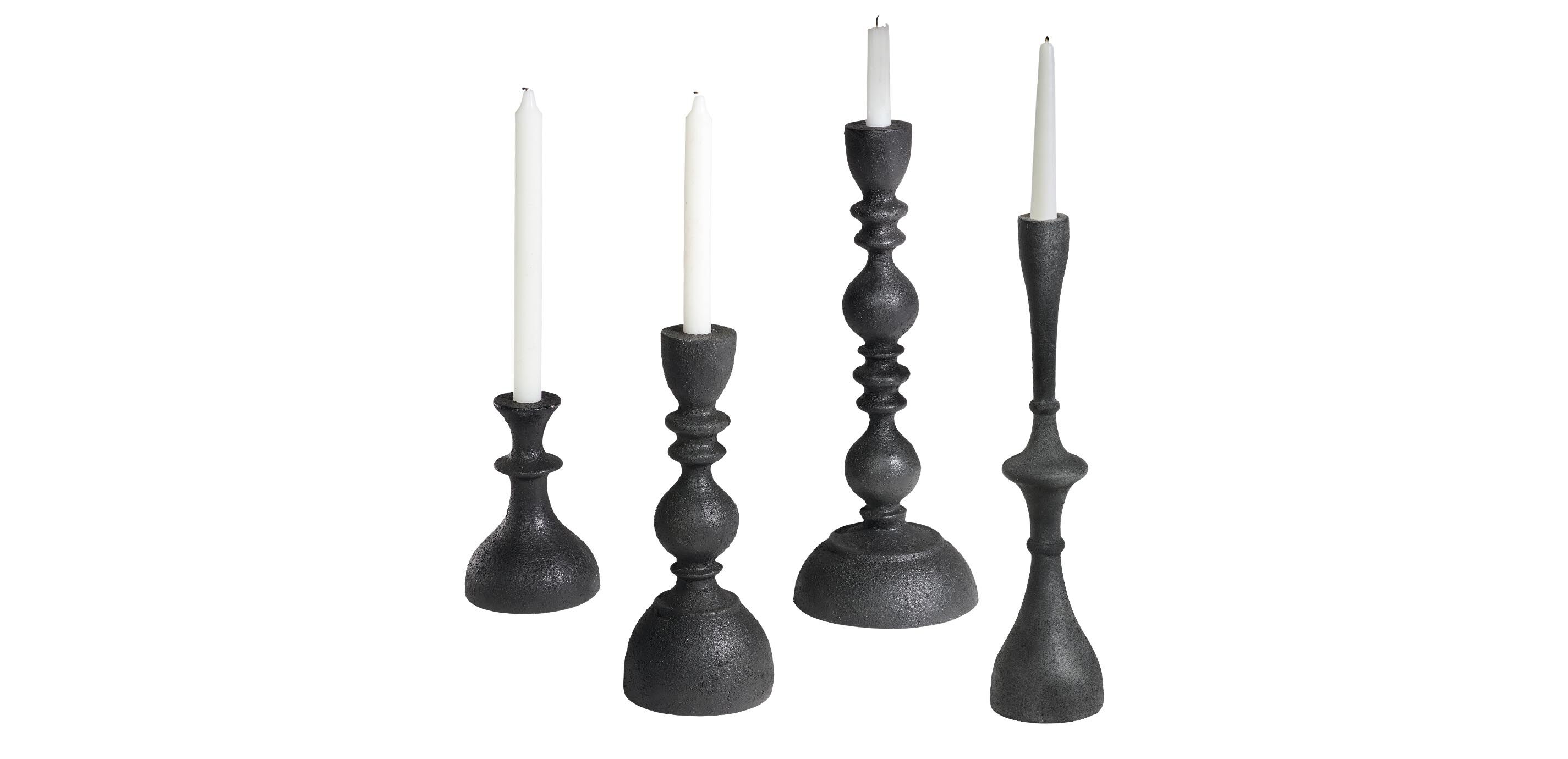 Waylan Cast Iron Taper Candlestick_1