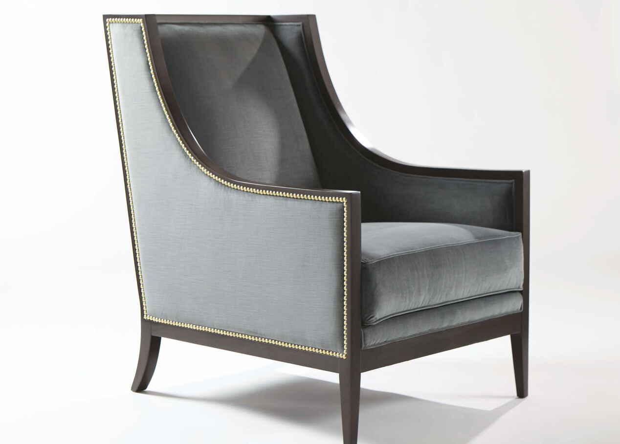 Caden HighBack Wing Chairs Fabric Wingback Chair Ethan Allen