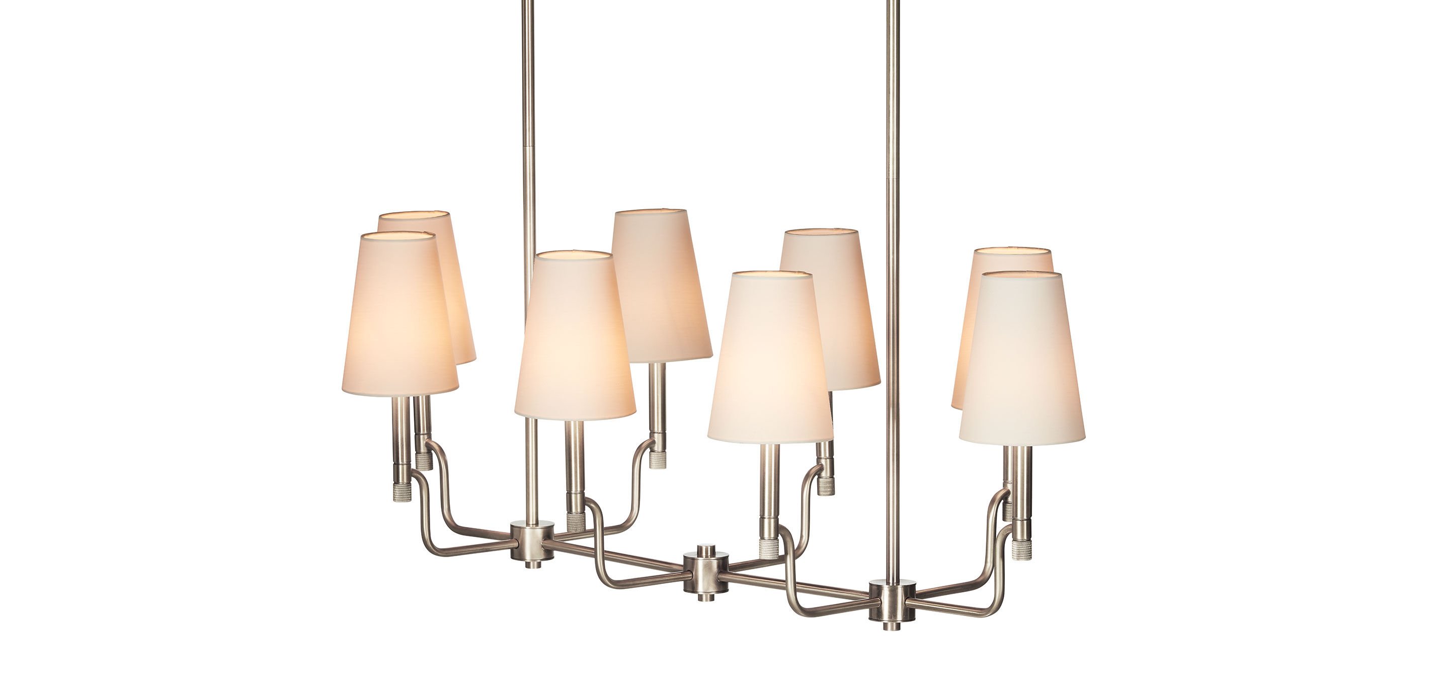 Turnbull Linear Chandelier, Polished Nickel_1