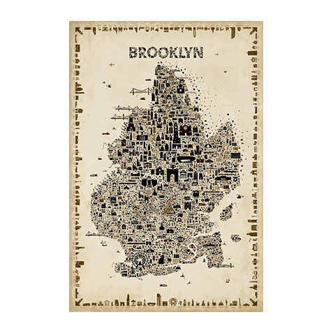 Antique Iconic Cities - Brooklyn image