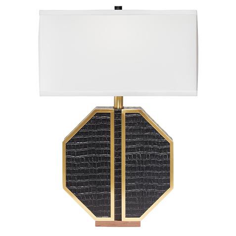 Perry Leather Desk Lamp image