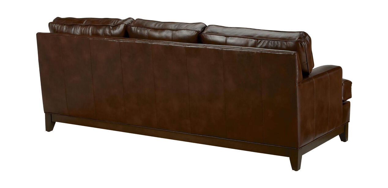 Arcata Leather Sofa, Quick Ship Sofas & Loveseats Ethan Allen