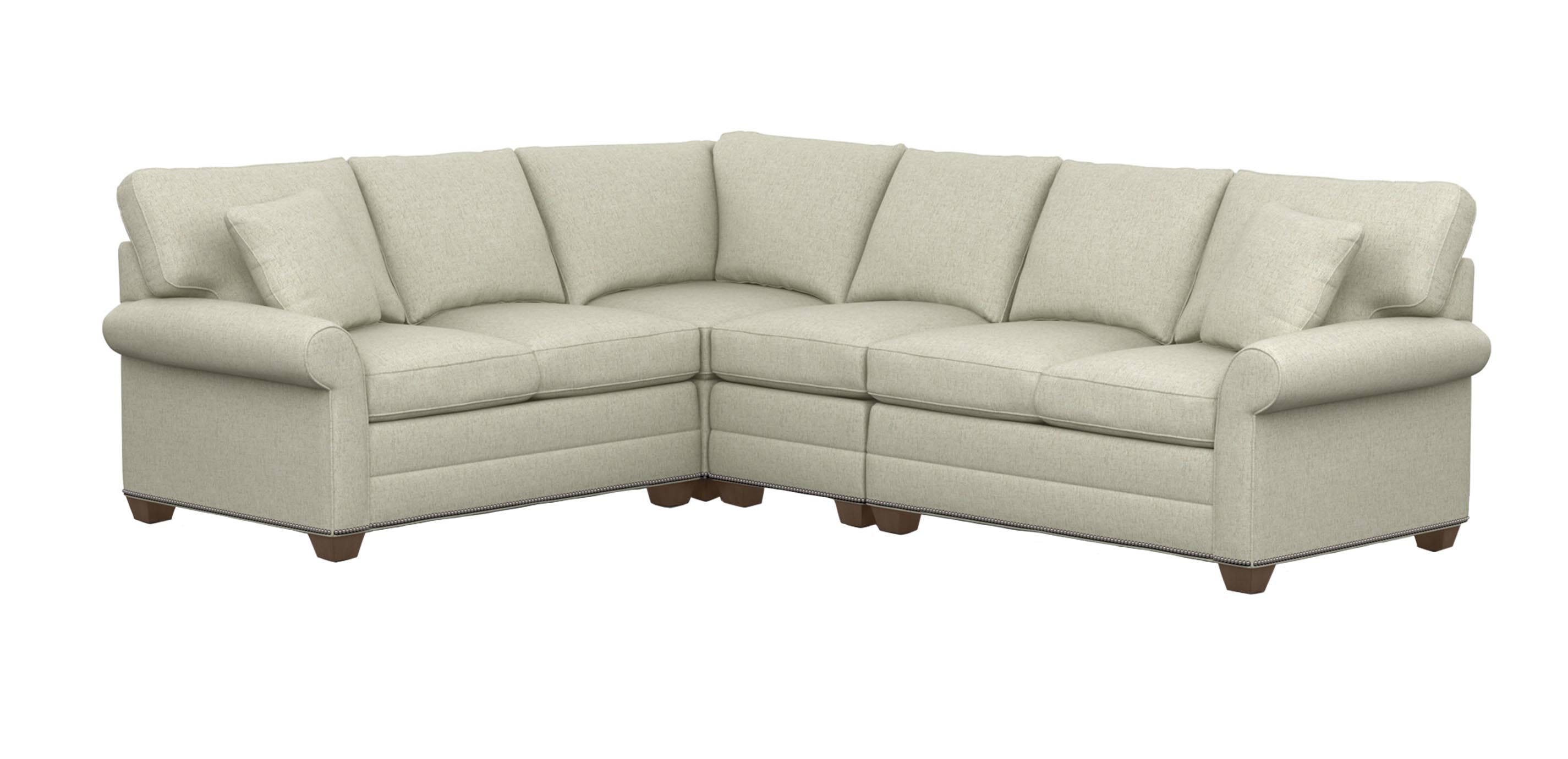 Ethan allen bennett sale roll arm sofa