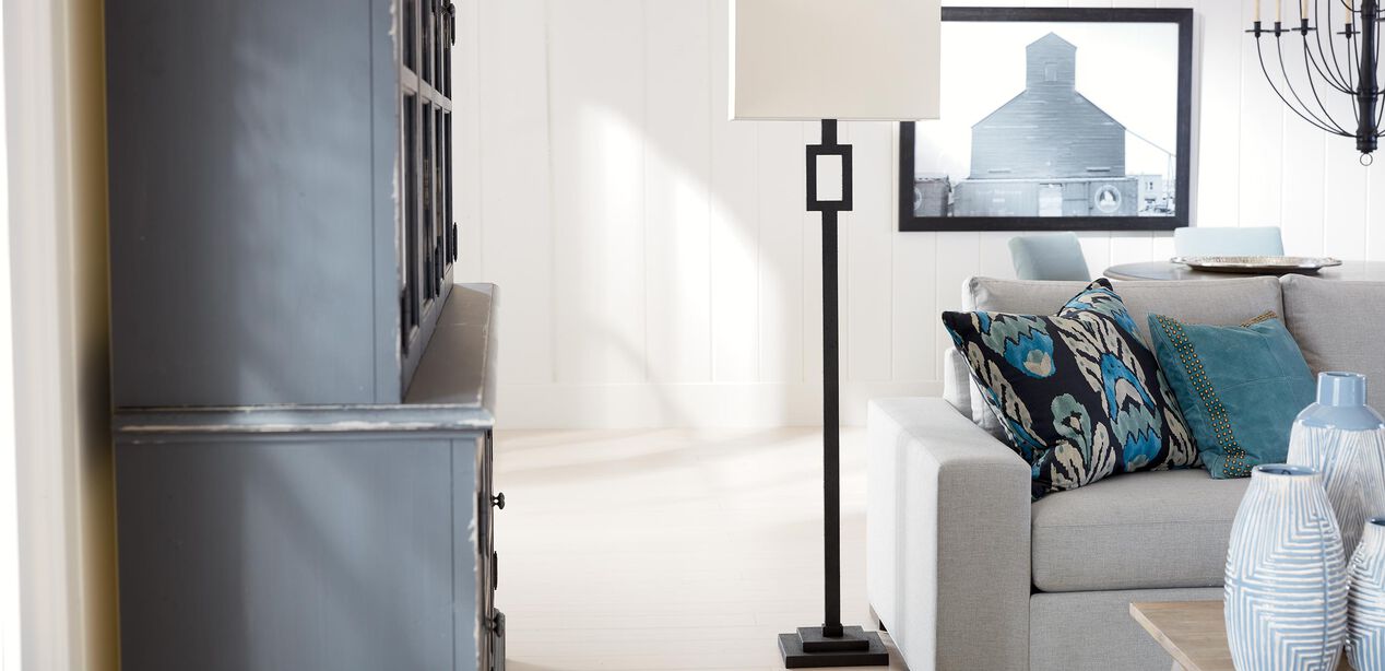 Modena Iron Floor Lamp Lighting Ethan Allen