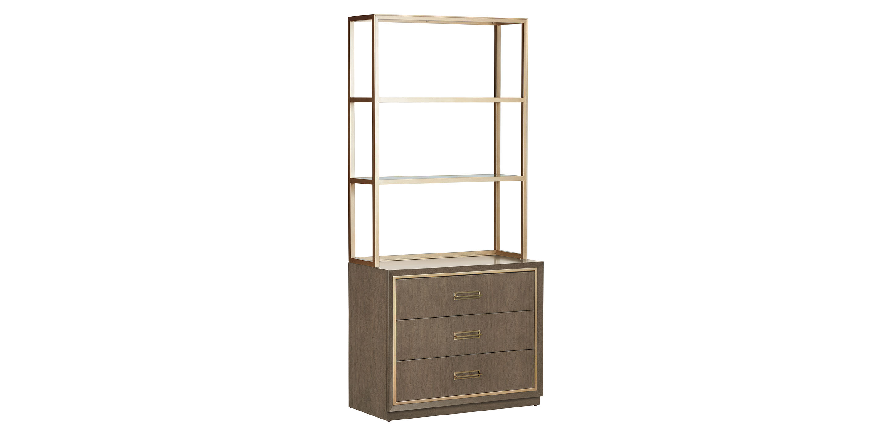 Faraday Classic Three-Drawer Cabinet with Hutch_1