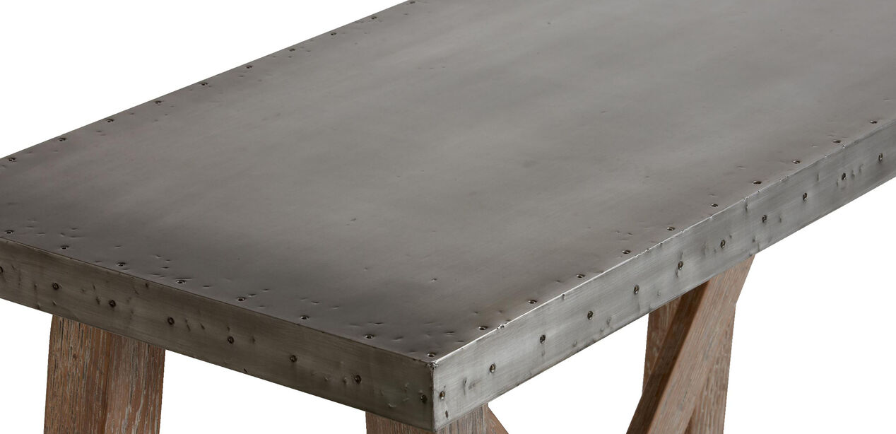 Bruckner MetalTop Console Table Console Tables Ethan Allen