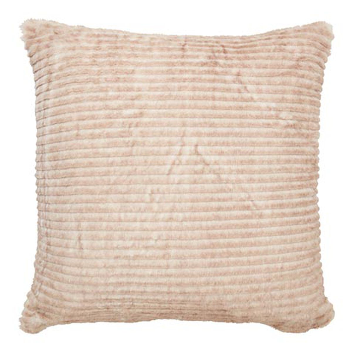 Ribbed Faux Fur Pillow