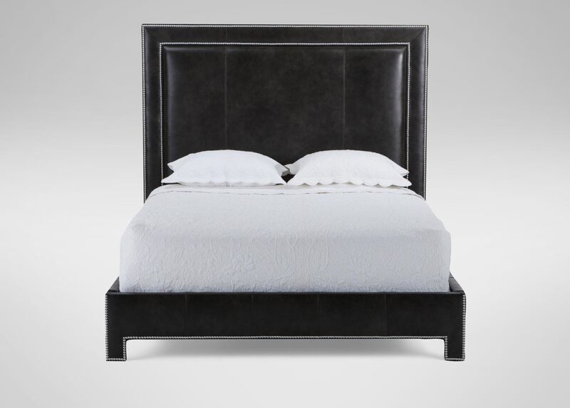 Jensen Leather Bed Beds Ethan Allen