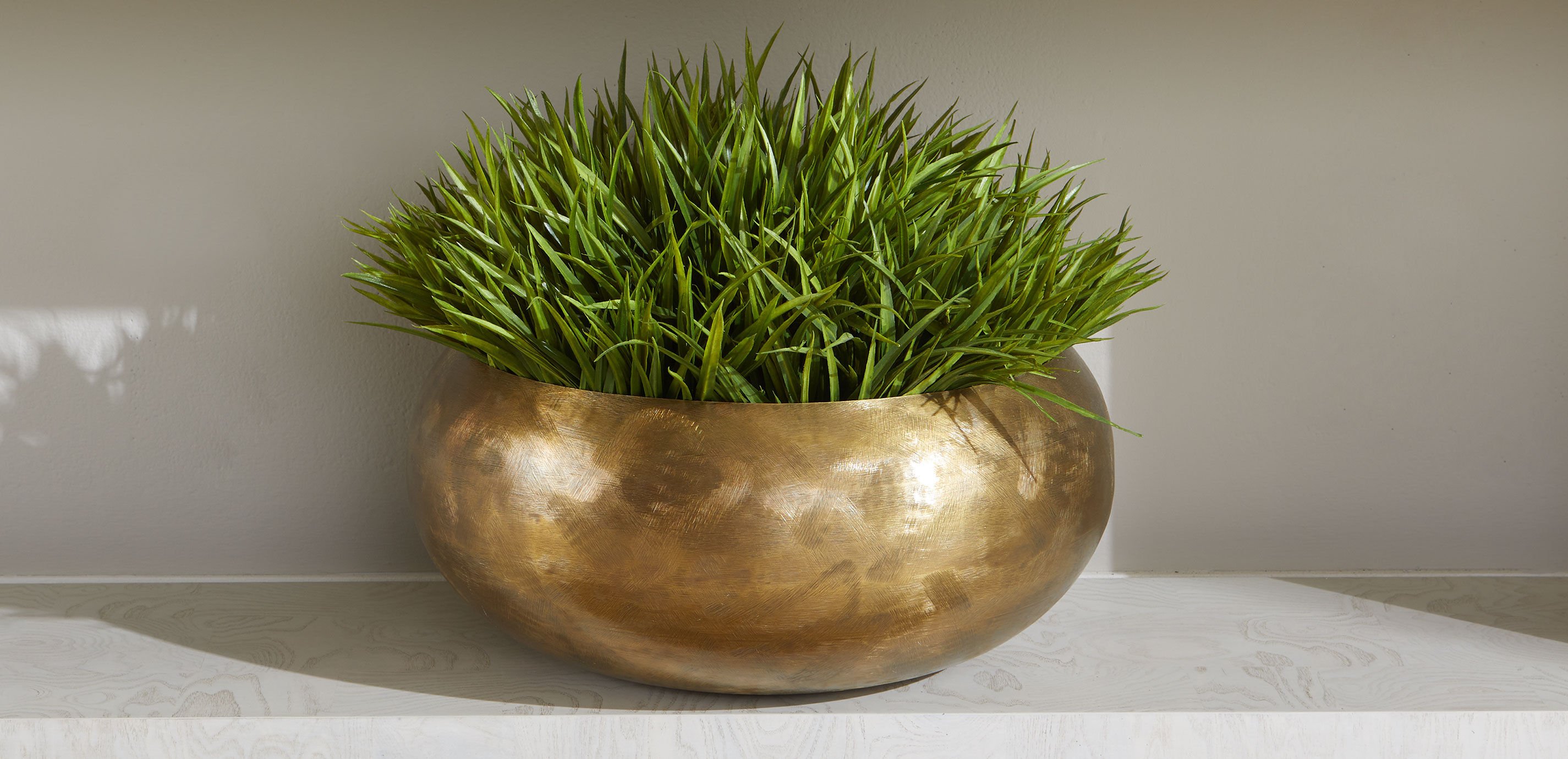 Zuri Wire-Brushed Antique Brass Bowl_4