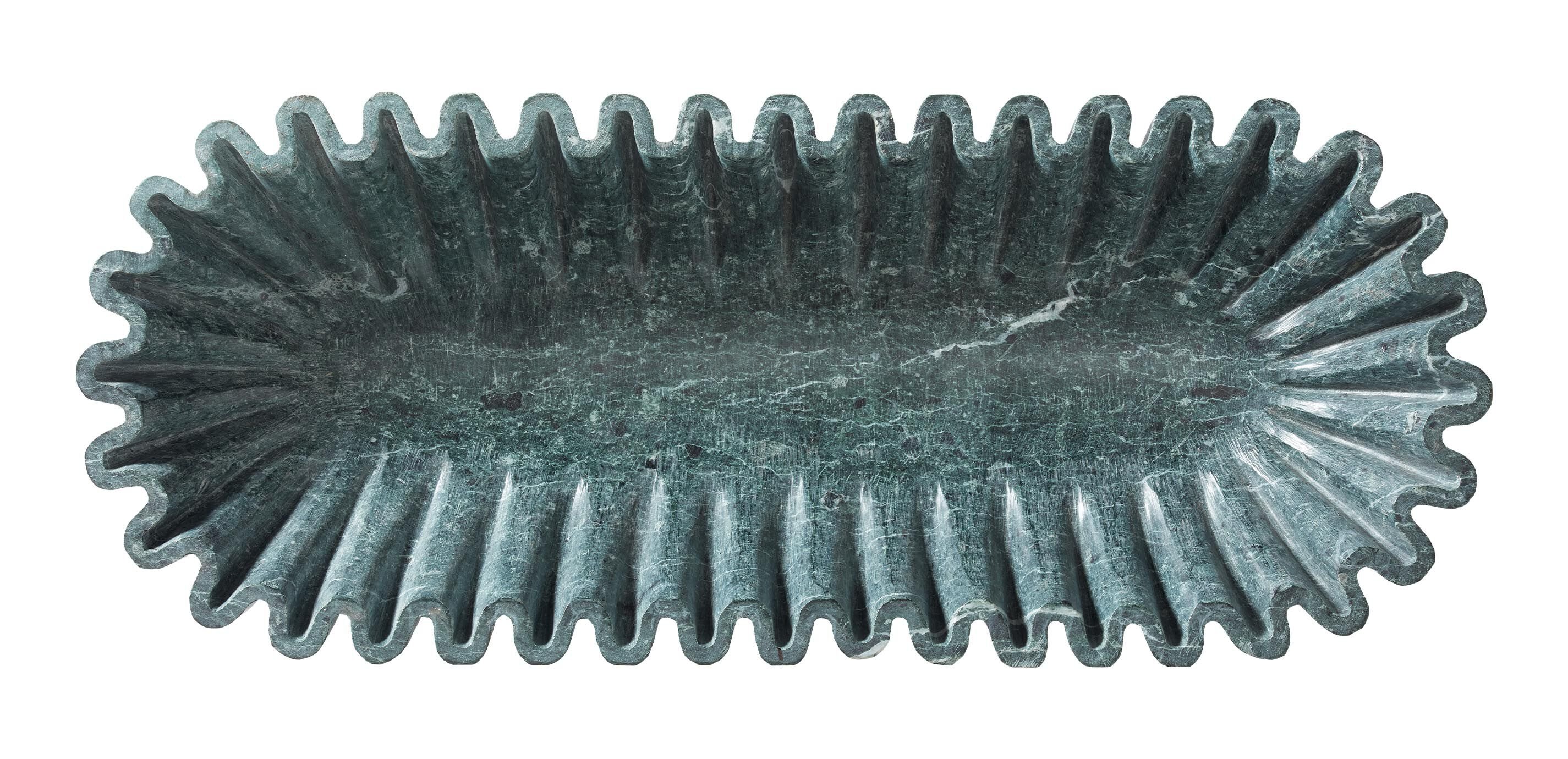 Green Linear Marble Bowl_3