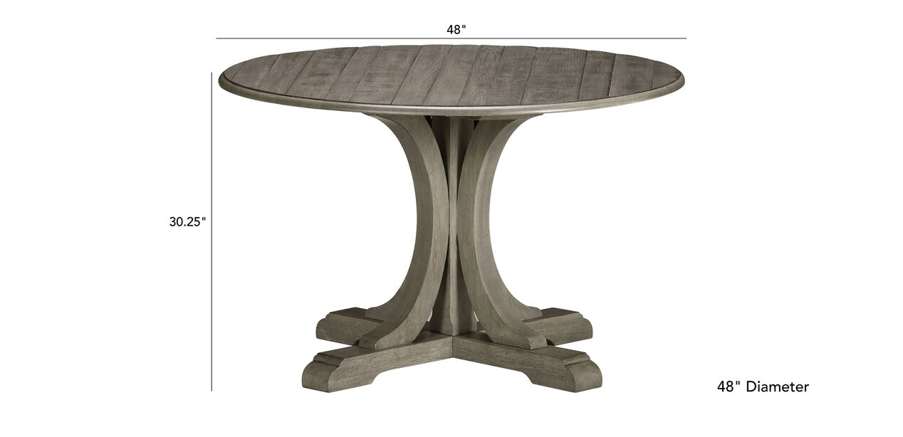 Corin Rough Sawn Round Dining Table Dining Tables Ethan Allen