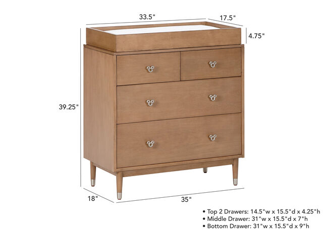 Carolwood Small Dresser And Changing Topper Changing Tables
