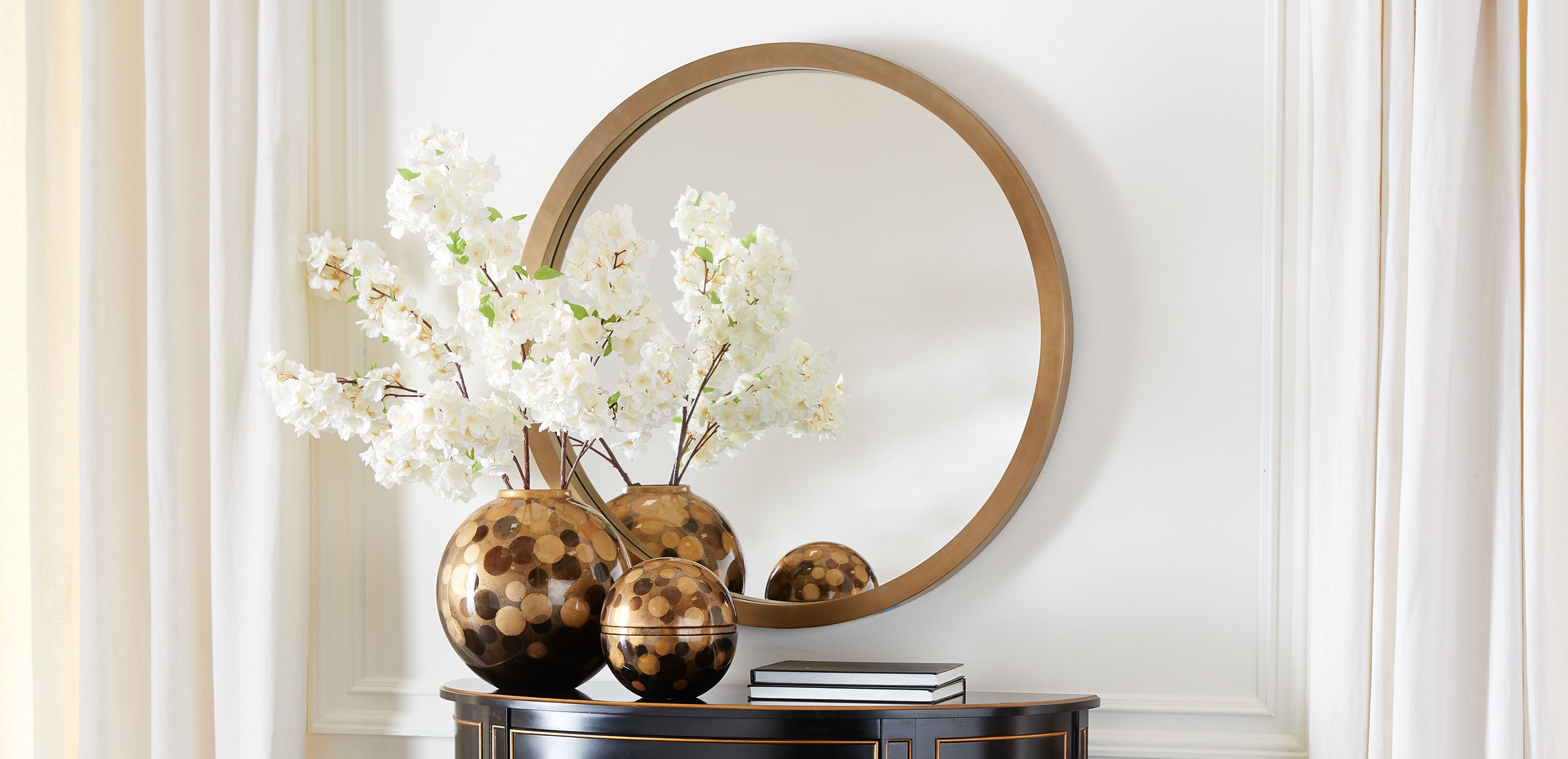 Bellaire Stainless Steel Framed Mirror | Ethan Allen Wall Mirrors