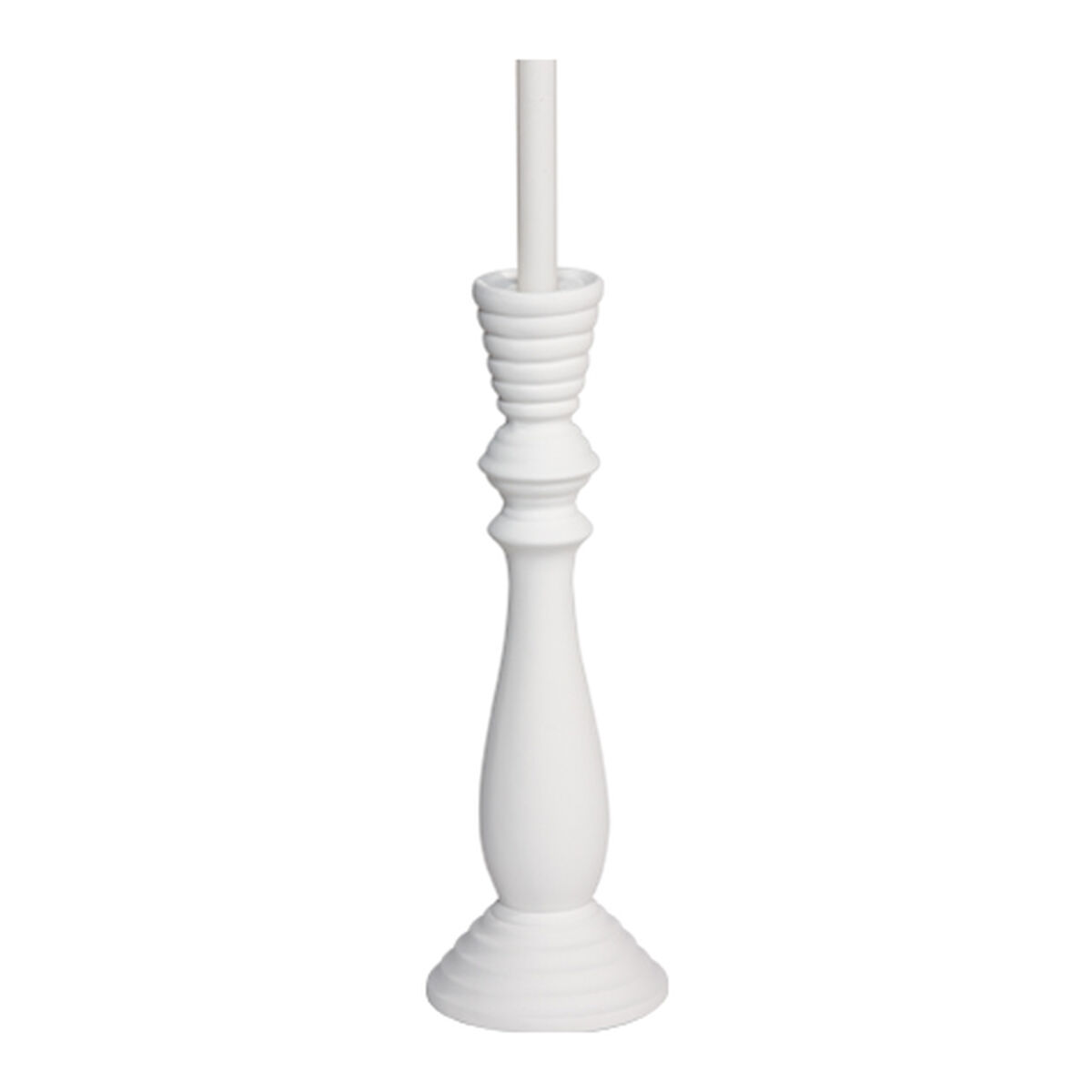 White Bisque Candlestick