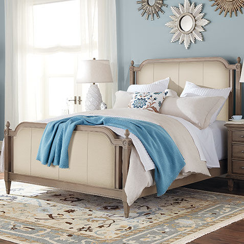 Allesandra Leather-Panel Bed Product Tile Hover Image allesandralth