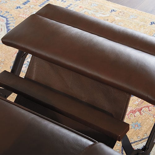 Conover Track-Arm Leather Recliner 
