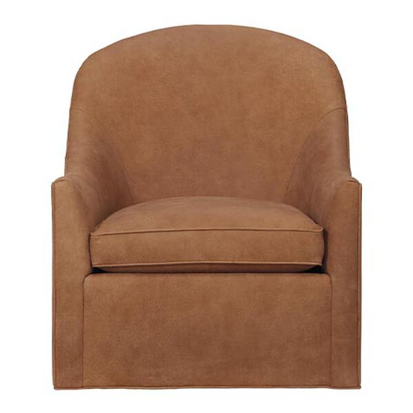 Grace Leather Swivel Chair