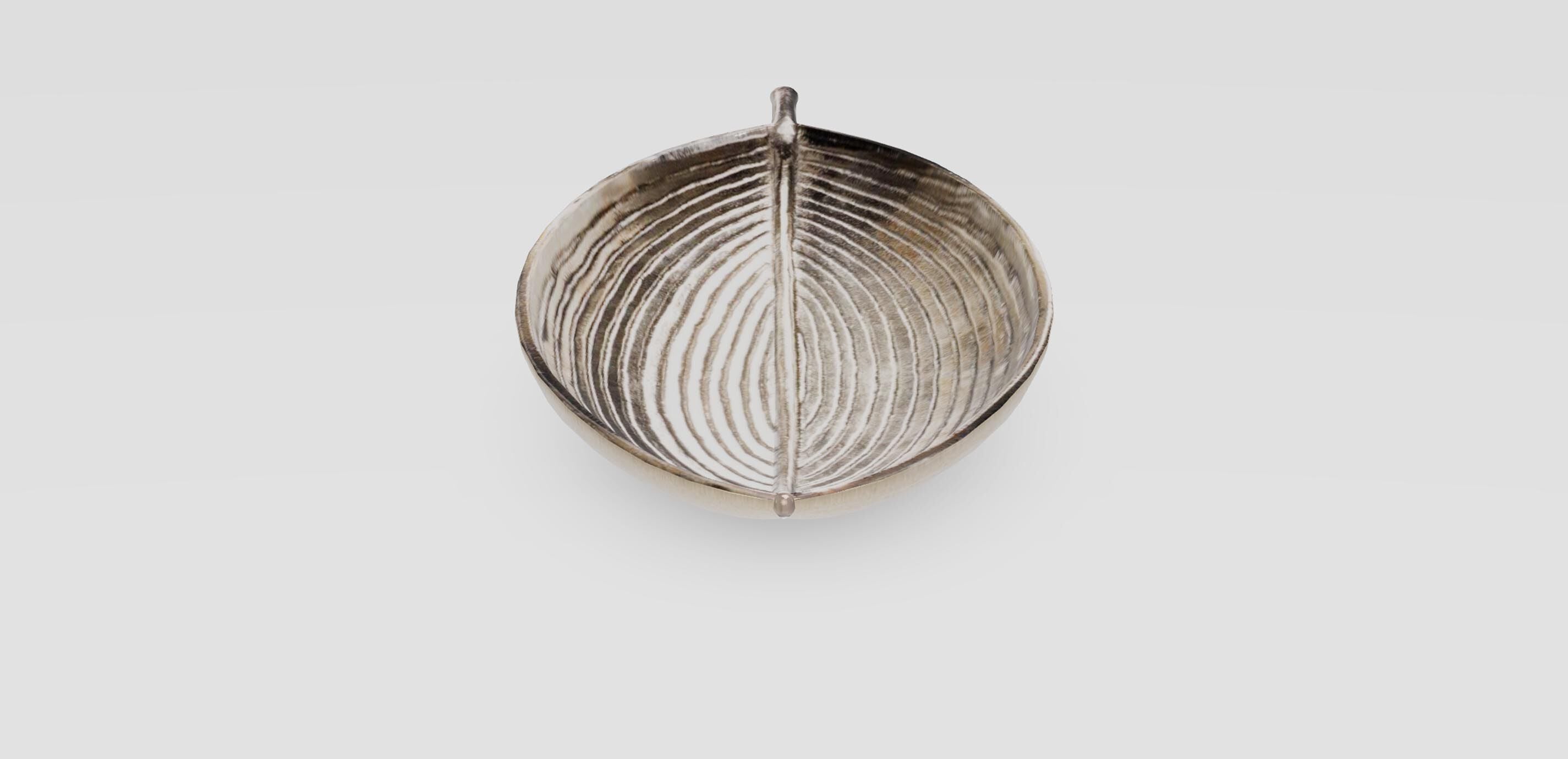 Antiqued Leaf Tray 1
