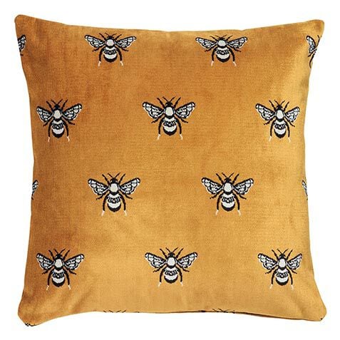 Velvet Bee Pillow image 065793   HON