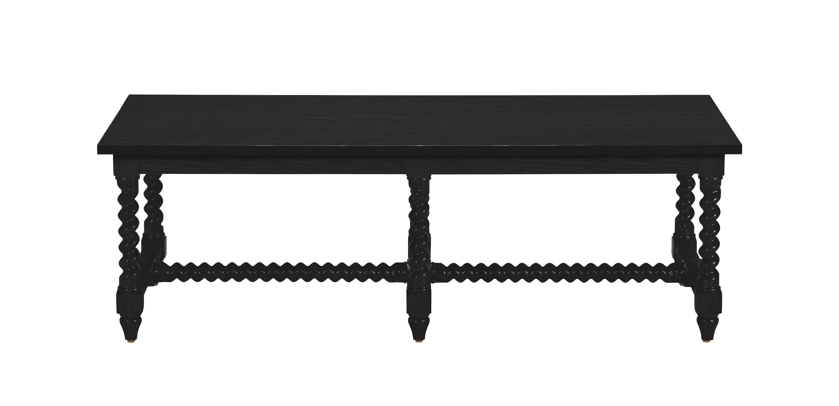 Madalynn Rectangular Barley Twist Coffee Table
