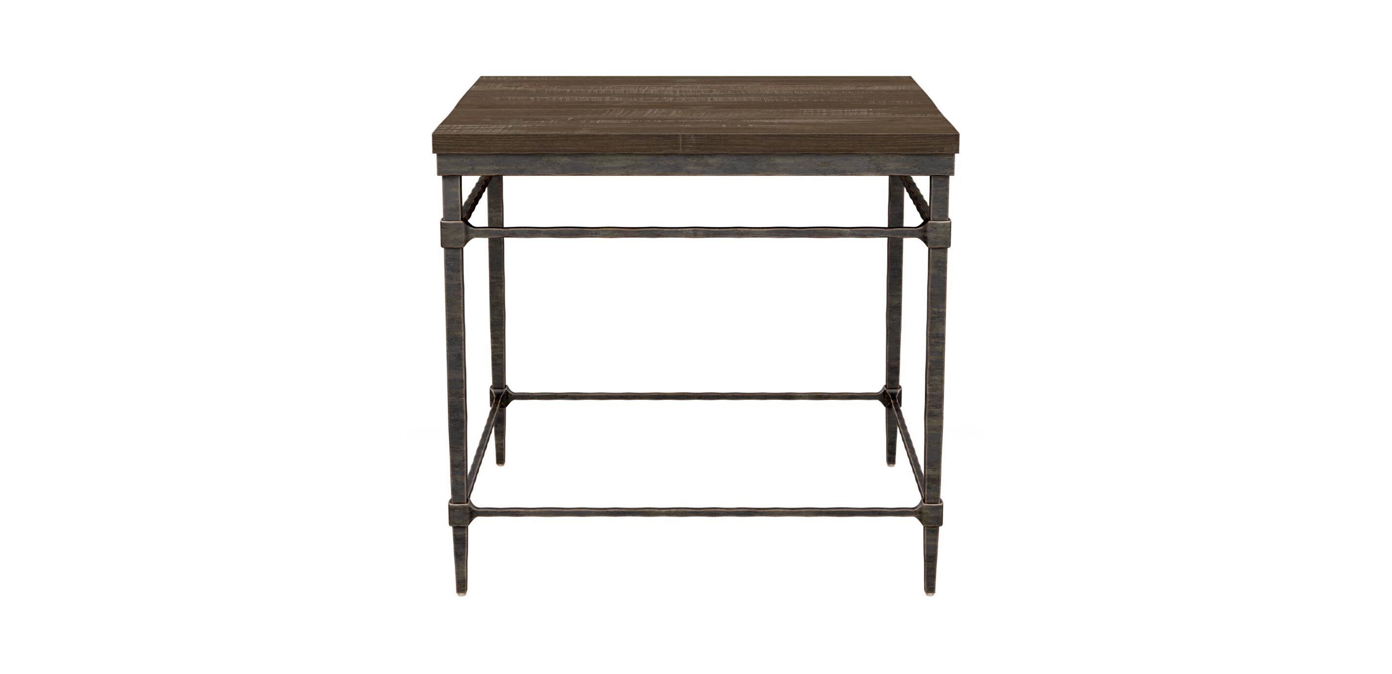 Vida Wood-Top End Table