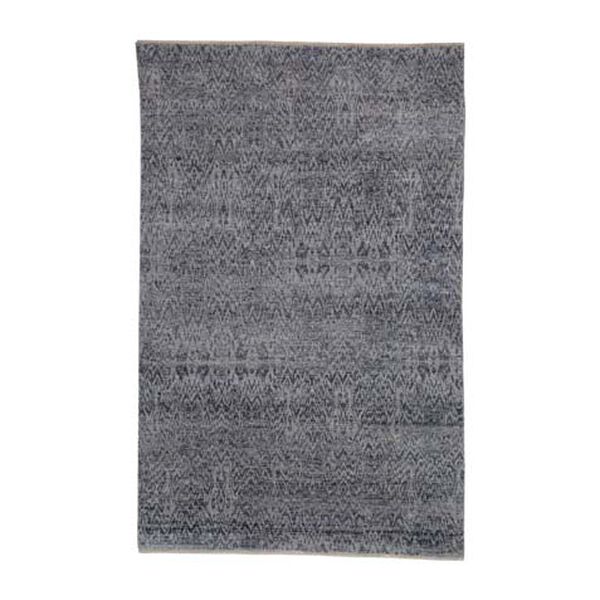 Ikat Rug, Gray/Ivory