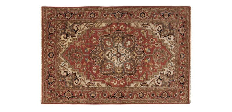 Heriz Rug, Rust/Rust | Traditional Patterned Rugs | Ethan Allen